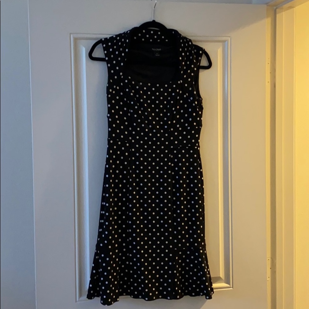 White House Black Market polka dot dress